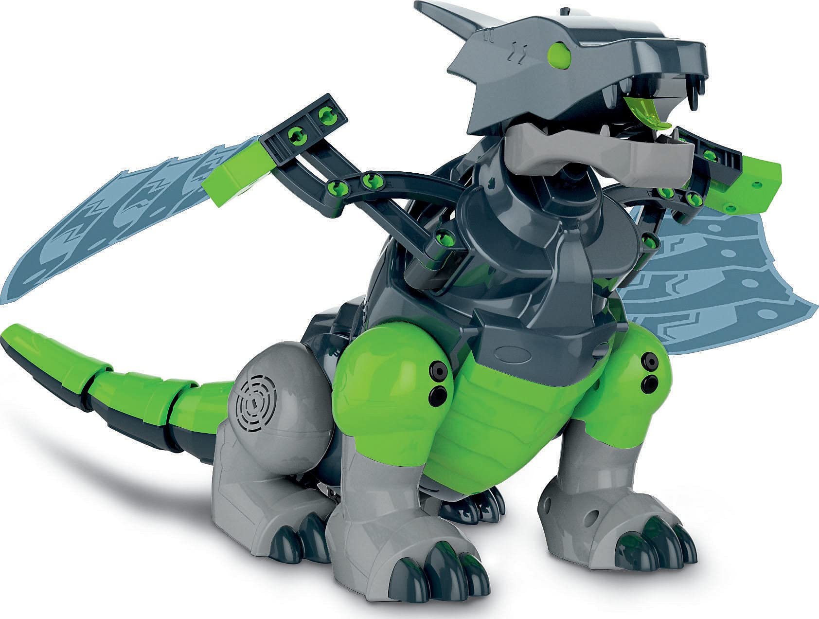 Clementoni Galileo Robotics - Mecha Dragon Robot Model Kit, 3 Motors, Sensors & App Control, Ideal as a Gift, Electronic Toy for Children from 8 Years 59215