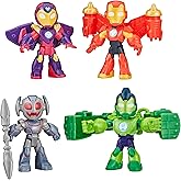 Marvel Iron Man and his Awesome Friends Iron Armor Figure Pack, 3-Inch (7.6 CM) Action Figures, Toy Playsets for Boys & Girls