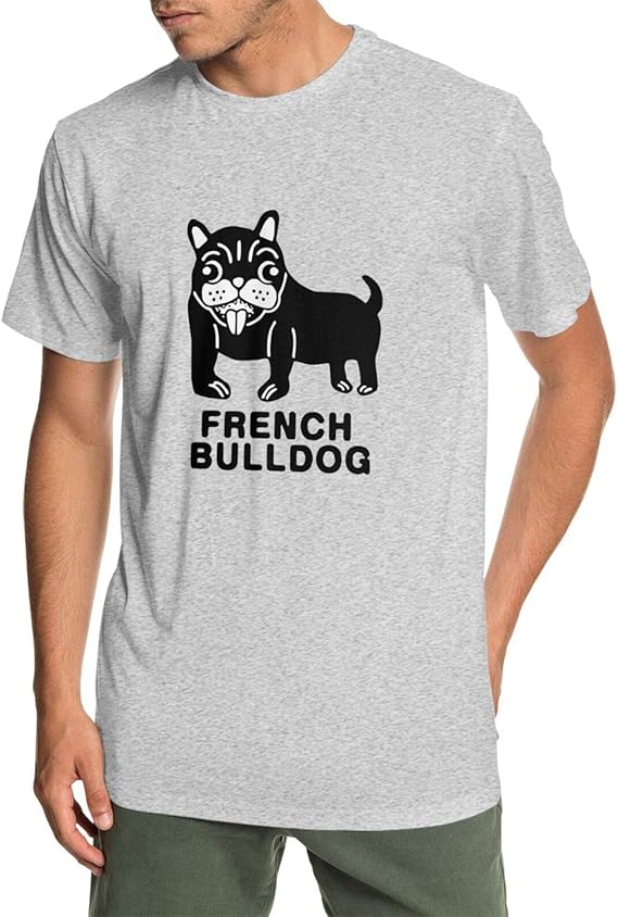 Amazon Co Jp フレンチブルドッグのイラス Tシャツ T Shirt 丸首 おしゃれ 綿100 コットン 肌着抜群 快適 抗菌防臭 吸汗速乾 薄手 S 6xl 四季通用 学生用 メンズ 登山 男女兼用 プレゼント 服 ファッション小物