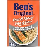 BEN'S ORIGINAL FAST & FANCY Fine Herb & Wild Rice Side Dish, 132g pouch