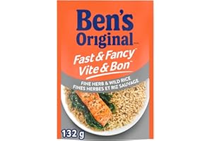 BEN'S ORIGINAL FAST & FANCY Fine Herb & Wild Rice Side Dish, 132g pouch