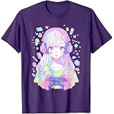 Gamer Girl funny Pastel Japan Anime Streamer Japanese T-Shirt
