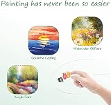 DARENYI Acrylic Paint Palette 2Pcs Clear with Thumb Hole for Art Painting view 7