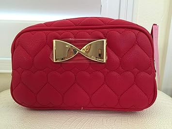 betsey johnson makeup bag