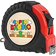 Gossby Measuring Tape Gift for Dad, Step Dad, Bonus Dad, Husband - Super Daddio - Fathers Day, Birthday, Christmas Dad Gift from Kid, Daughter, Son, Wife - Woodworking, Carpenter, Tool Gift for Men