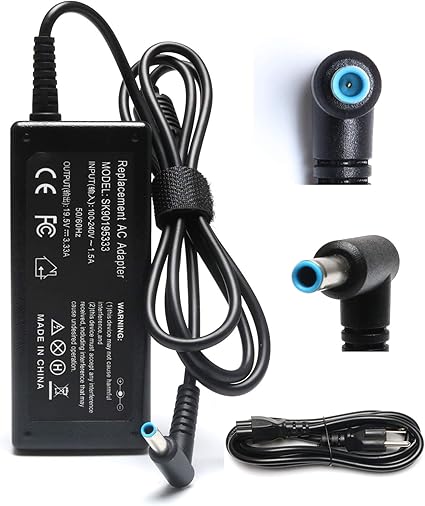 Amazon Com Skstyle 65w 19 5v 3 33a Laptop Ac Adapter Battery Charger For Hp Probook 430 G3 440 G3 450 G3 455 G3 470 G3 640 G2 650 G2 Notebook Power Supply Cord Blue Connector 12 Months Warranty