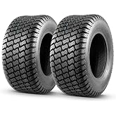 MaxAuto 2 Pcs 16x6.50-8 Lawn Mower Tire for Garden Tractors Riding Mowers, 4PR, Tubeless