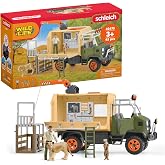 Schleich Wild Life - 45Pc Animal Rescue Large Truck - Kids Ages 3+ | 42475 | Wild Animal Figurine, Realistic Animal Toys, Safari Toy for Boys and Girls, Screen-Free Imaginative Pretend Play, Montessori