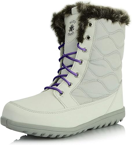 purple snow boots womens