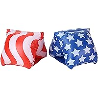 GoFloats American Flag Adult Water Wing Floaties - Own The Pool (Novelty USE ONLY)