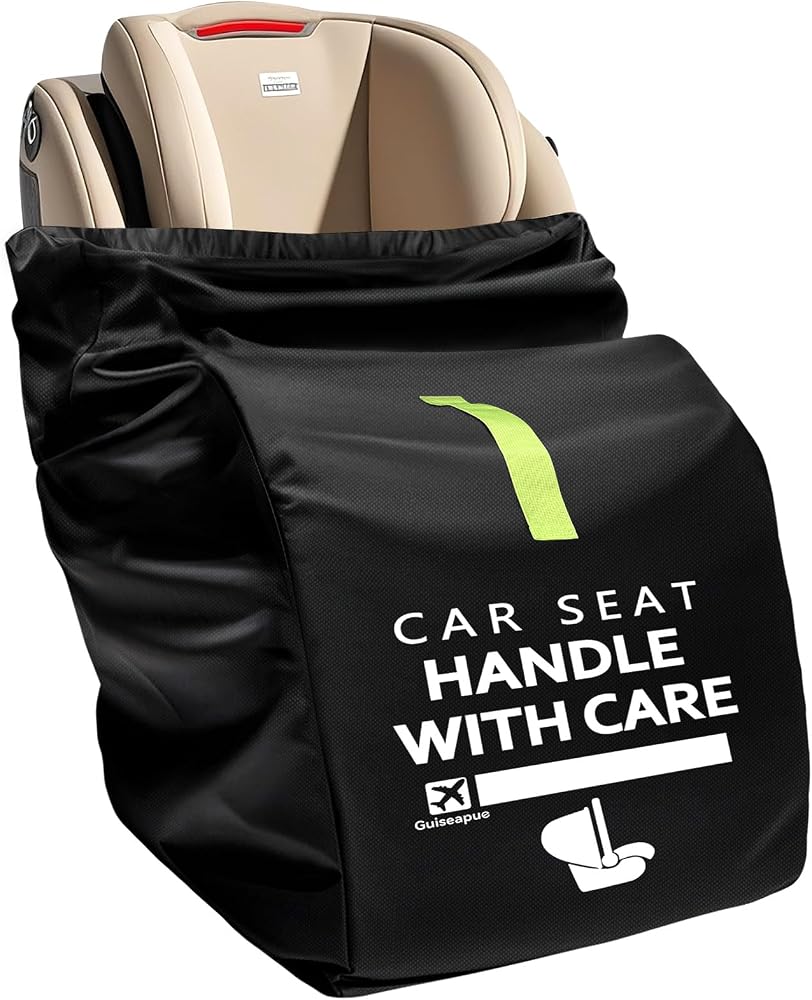 Car Seat Travel Bag for Airplane: Carseat Bags for Air Travel Carseat Cover | Car Seat Bag for Infant Carriers Booster Seats,