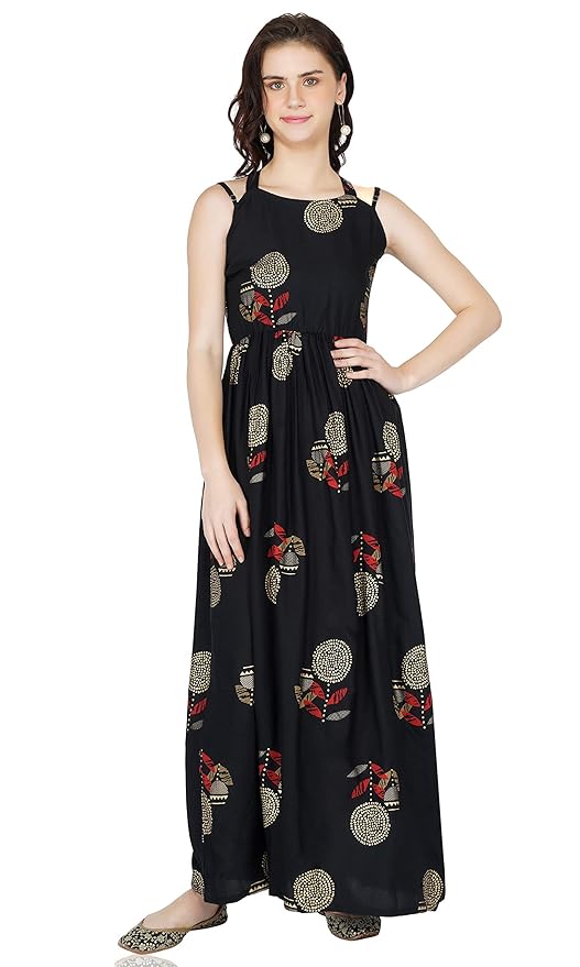 Buy NURISH Women's Maxi Dress at Amazon.in