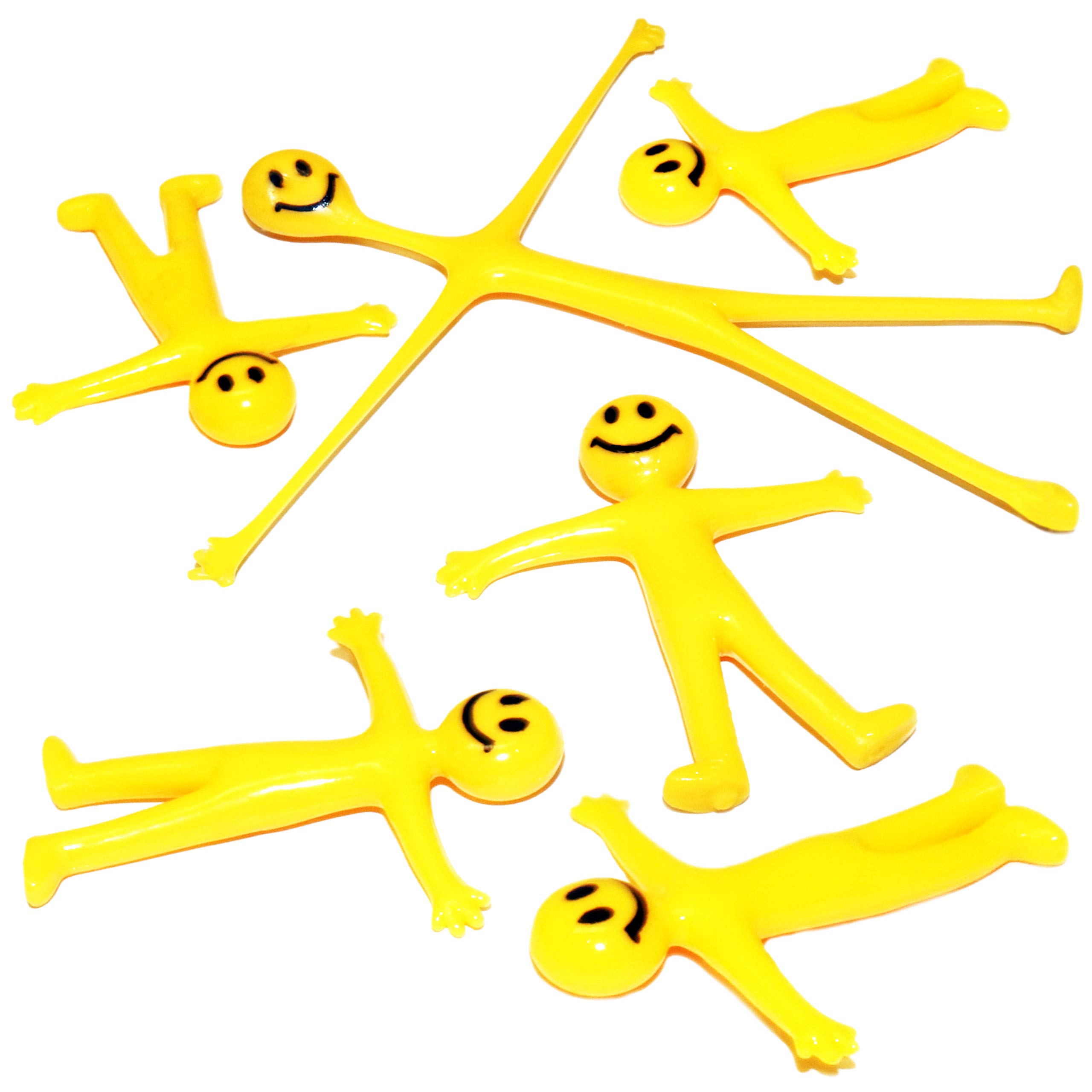 B&S Trendz Smiley Men Backpack (Yellow, Pack of 40), Playful Party Bag Filler
