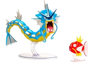 JAZWARES Pokemon Select Evolution Pack - Features 2-Inch Magikarp and 12-Inch Gyarados Battle Figures with Exclusive Finish