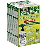 NeilMed Sinus Rinse Extra Strength Hypertonic Kit with 30 Premixed Packets