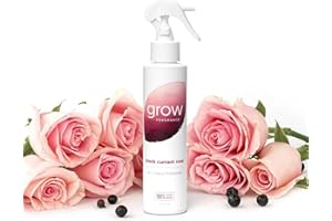 Grow Fragrance - Certified 100% Plant Based Air Freshener + Fabric Freshener Spray, Made with All Natural Essential Oils, Black Currant Rose - Limited Edition!