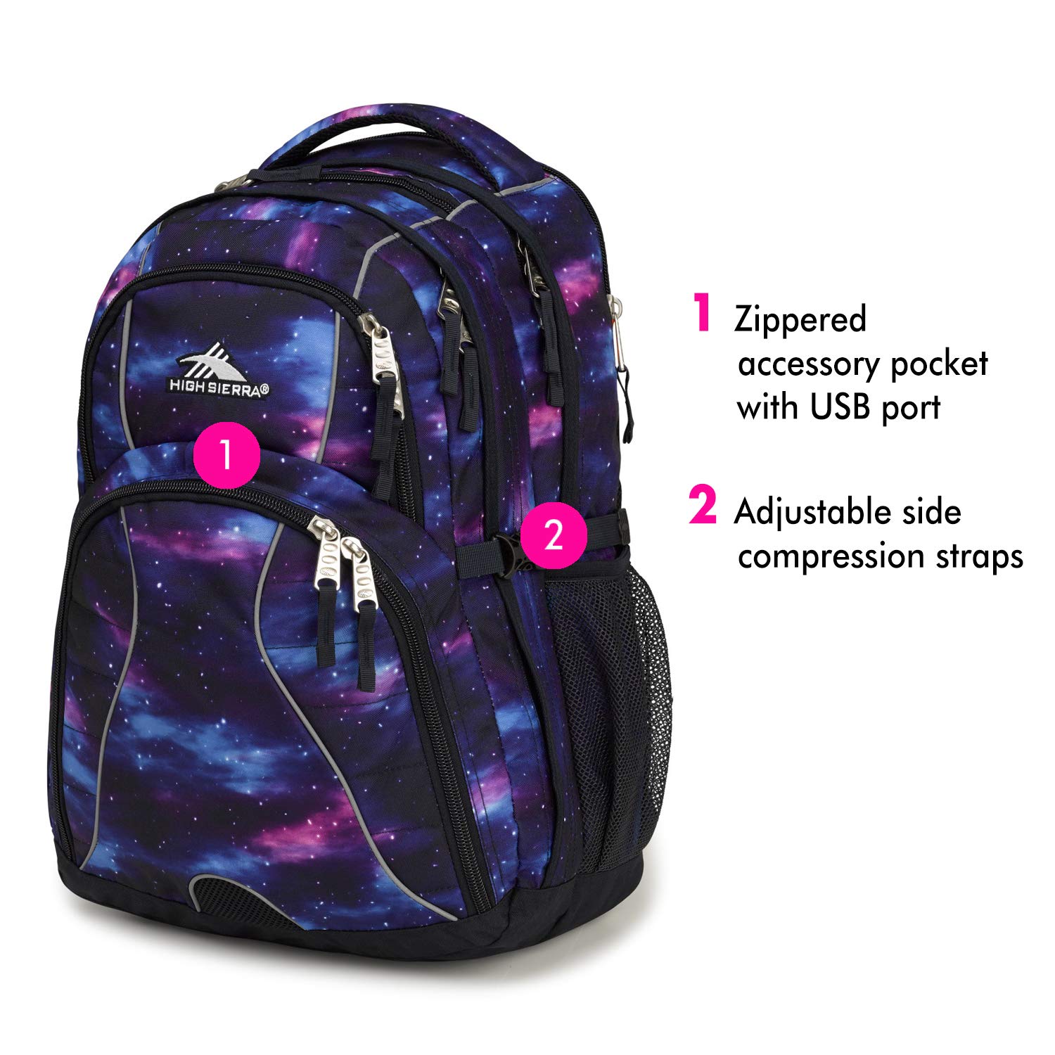 high sierra galaxy backpack