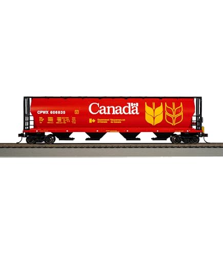 Amazon.com: Bachmann Trains - Canadian 4 Bay Cylindrical Grain