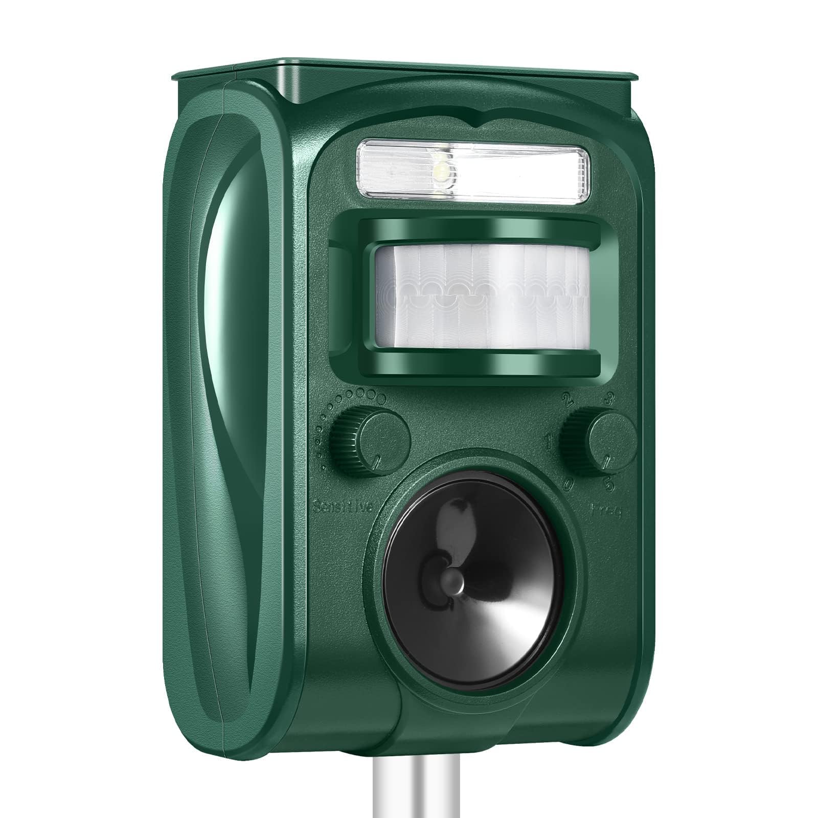 Ultrasonic Bird Repeller | Motion Sensor | Flash | Pigeons | Seagulls | Starlings | Ravens | Magpies | Swallows | Sparrows | Thrushes | Thrushes | Bee-eaters | Swallows