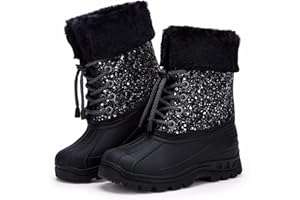 Kids Winter Boots Girls Boys Warm Snow Boots Children Outdoor Waterproof Boots