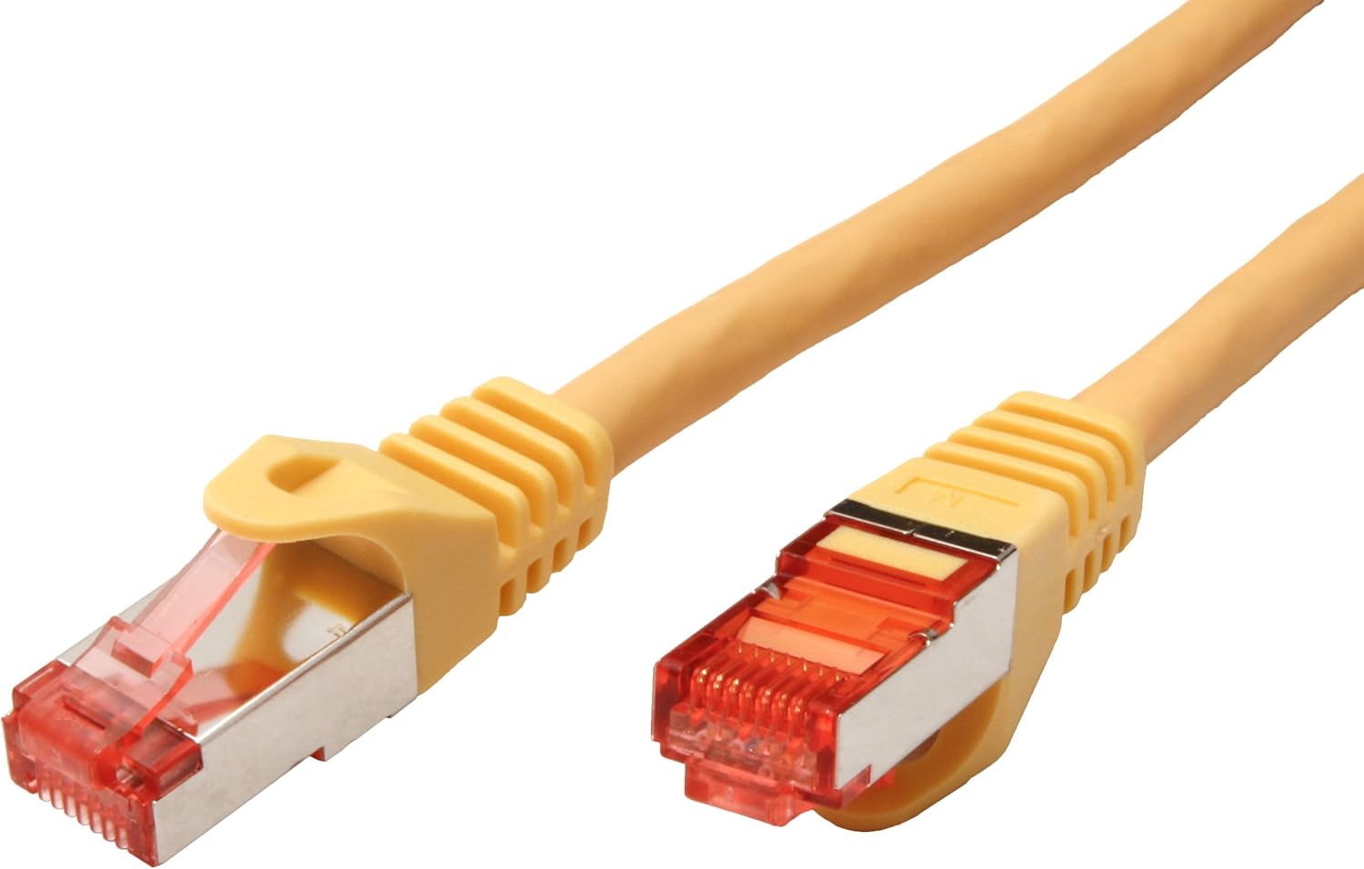 Roline S/FTP Patch cable Cat 6 Component Level LSOH, yellow, 1 m - Image 3