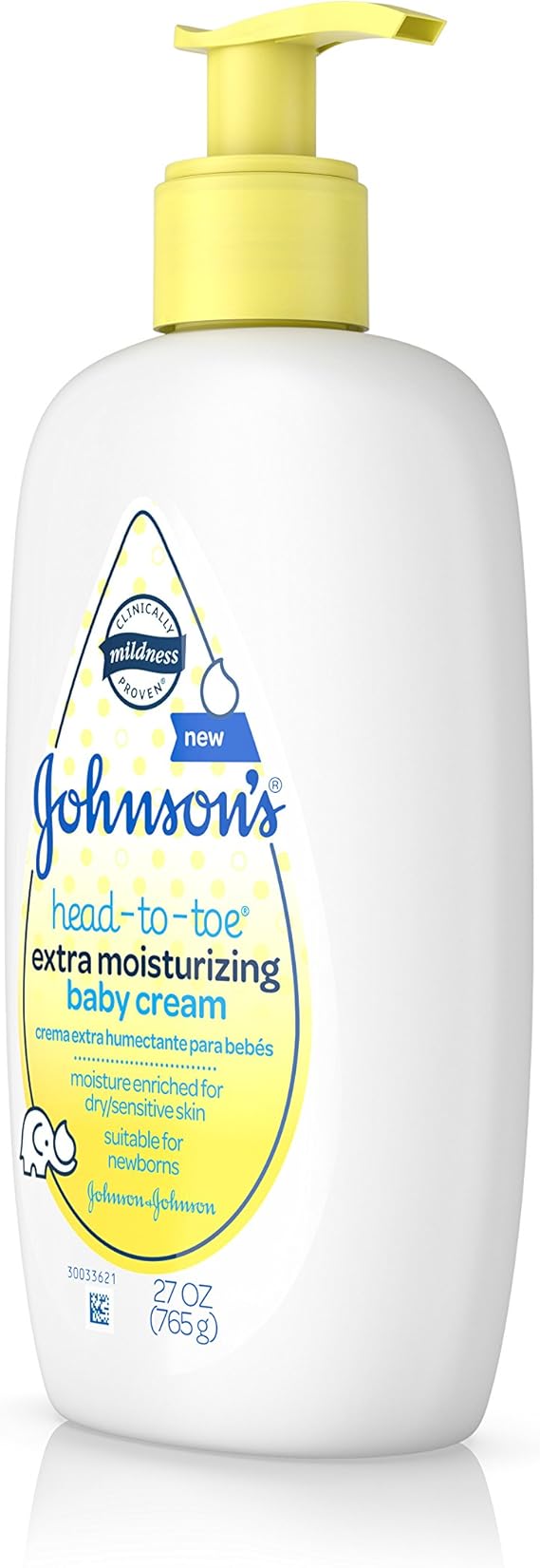 johnson's extra moisturizing baby cream