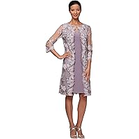 Amazon.com: Alex Evenings Women's Sleeveless Printed Chiffon Dress with  Shawl, Blush Multi, 6 : Clothing, Shoes & Jewelry