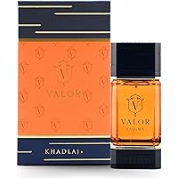 Amazon.com : Valor Chivalry by Khadlaj for Men - 3.4 oz EDP Spray