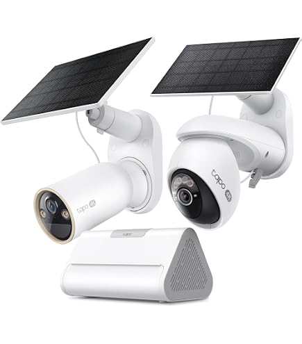 Amazon.com: Tapo 4K Outdoor Solar-Powered Pan/Tilt Cameras C660