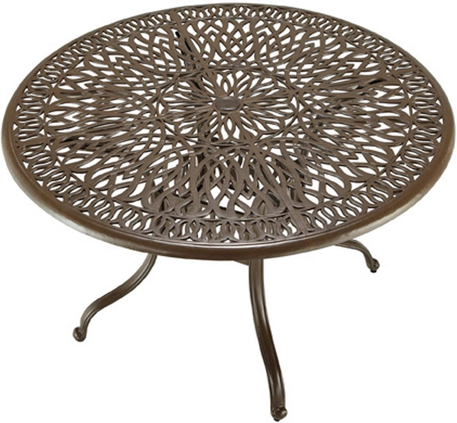 homestyles 6659-32 Outdoor Dining Table, 48Lx48Dx29H, Taupe : Garden & Outdoor
