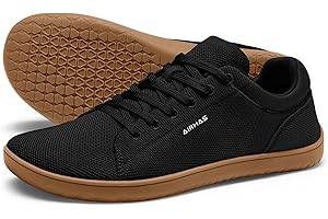 AIRHAS Womens Minimalist Barefoot Shoes Zero Drop Wide Toe Box Shoes Lightweight Casual Fashion Sneakers for Women