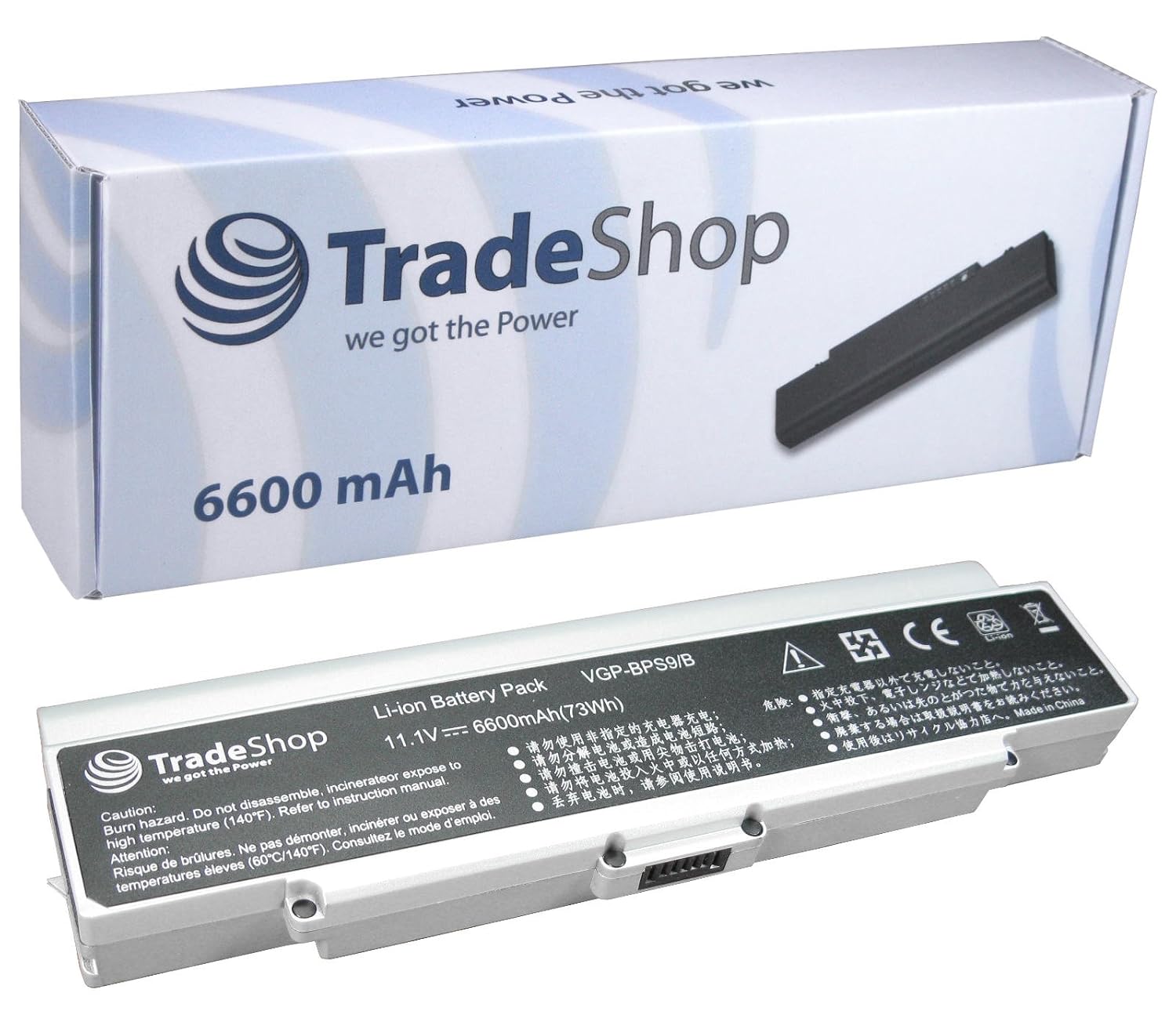 Laptop Battery 10.8/11.1 V 6600 mAh for Sony VAIO VGN-FS500 NR490 VGN FS760  NR498 VGN FS630 FS15 VGN-SZ33TP VGN-SZ33TP VGN-SZ33TP FS675 VGN-FS215 M ...