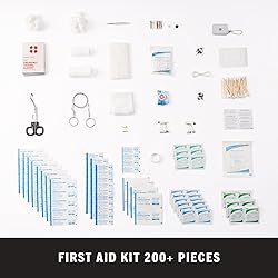 Swiss Safe 2-in-1 First Aid Kit for Car, Travel