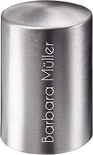 Uakeii Personalisierter Premium Flaschenöffner mit Gravur Aluminium - Push & Pull - Kapselheber mit Name Großer Bierflaschenöffner Edelstahl-Optik Mann und Frau (Silber)