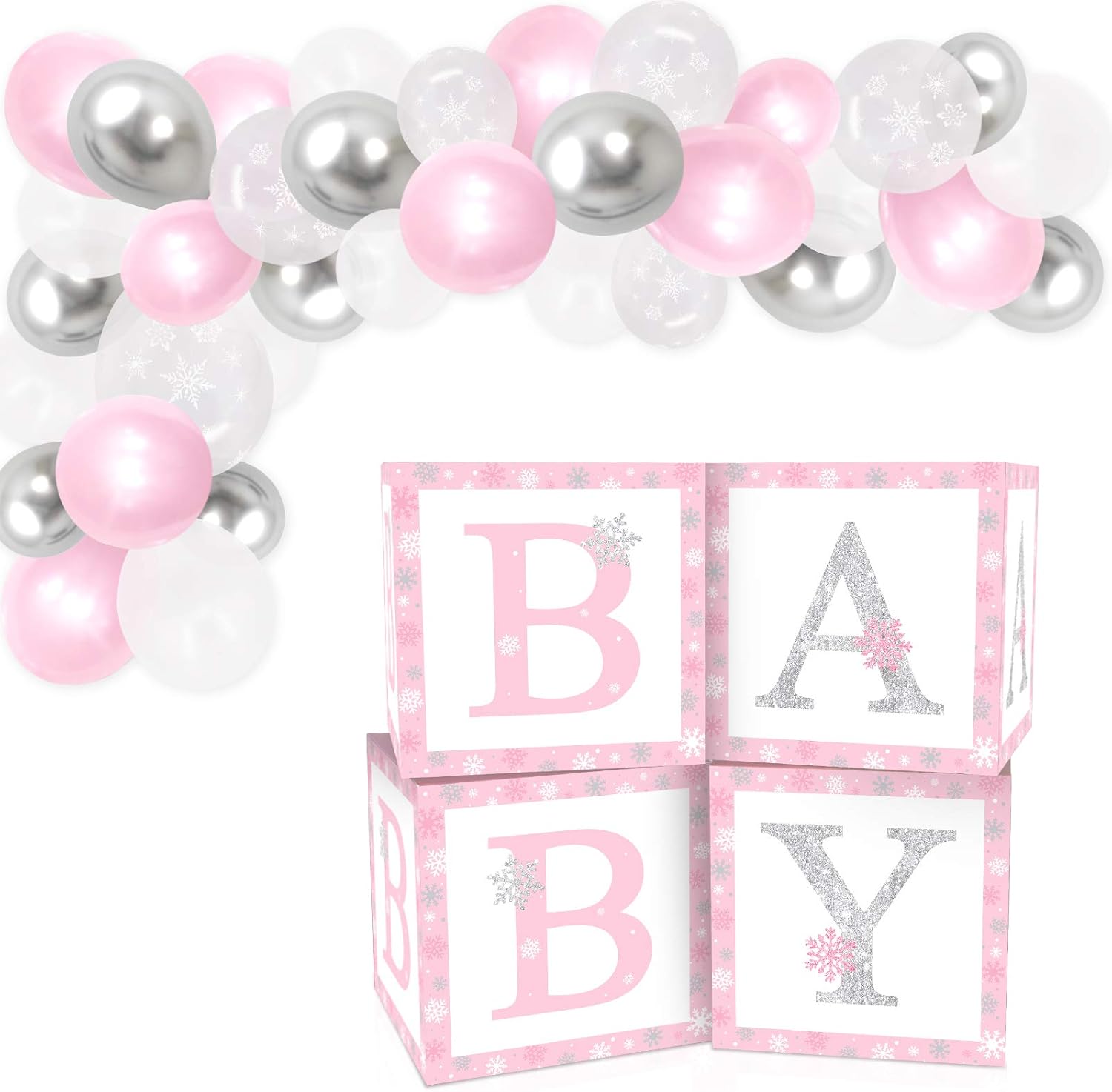 Baby Shower Decorations Balloon Boxes Winter Wonderland