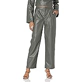 KENDALL + KYLIE Women's Vegan Leather Cropped Pant