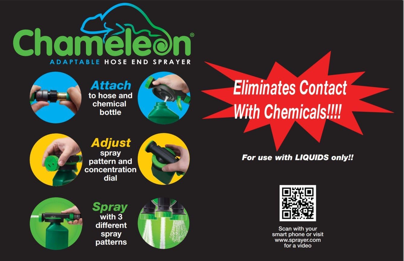 RL FLOMASTER 36HE6 RL Flo-Master Chameleon Hose End Sprayer, Natural : Garden & Outdoor