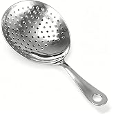 Homestia Julep Strainers, Cocktail Strainer Spoon for Drink Home Bar Use | 304 Stainless Steel Bar Strainer, Cocktail Sieve for Kitchen Loose Tea Filter, Bartender Tool for Mixing Glasses and Shakers