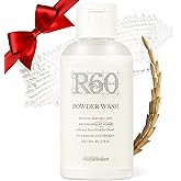 NATURECLASS R60 Rice Enzyme Face Wash Powder – Exfoliating Facial Cleanser with Rice Bran Extract, Gentle Powder Wash for Sensitive Skin, Deep Pore Care, Korean Skin Care, Fragrance Free, 1.76oz