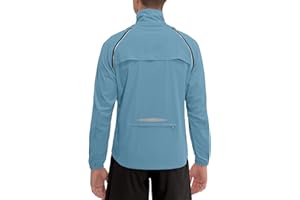 Little Donkey Andy Men's Quick-dry Running Jacket, Convertible UPF 50+ Cycling Jacket Windbreaker with Removable Sleeves