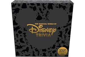 PLAYMONSTER The Magical World of Disney Trivia Games – Board Games for Family Night, Family Games, Multi-Player Board Game, Family Board Game, Travel Games, Disney Game, Ages 6+