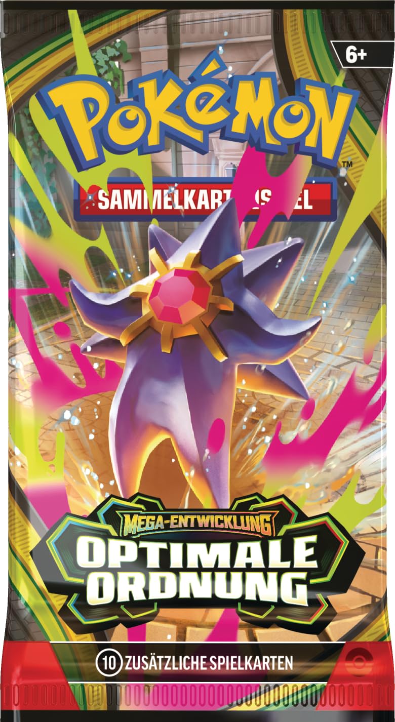 Pokémon-Sammelkartenspiel: Boosterbundle Mega-Entwicklung – Optimale Ordnung (6 Boosterpacks) 2