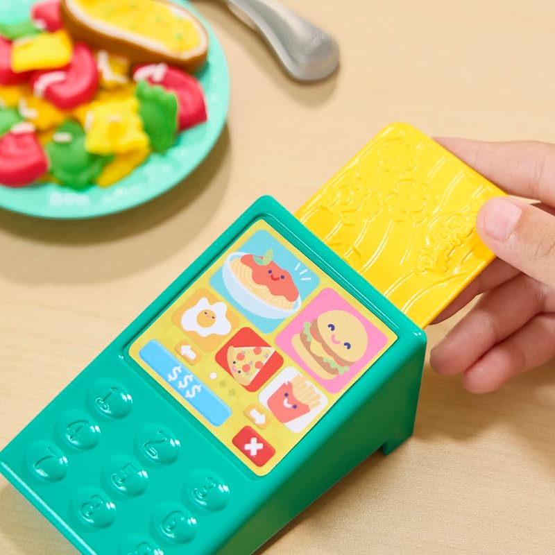 La Cuisine des Petits Chefs, Coffret de pâte à Modeler avec Sons de Cuisson réalistes, Plus de 25 Aliments à créer, Loisirs créatifs pour Enfants, dès 3 Ans — photo 7 sur 8