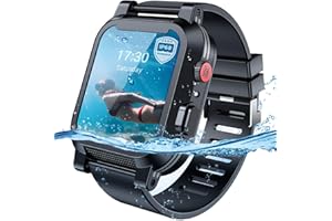 EFFUN Waterproof Case for Apple Watch 40mm 45mm 44mm 42mm 41mm 38mm with Band, IP68 Waterproof Built-in Screen Protector for Apple Watch Series 8 7 6 5 4 3 2 SE SE2, Full Body Rugged Case for iWatch