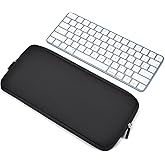 CASEDAO Magic Keyboard Sleeve Case, Padded Shockproof Protective Bag for 2024 Apple iMac 24 inch M4 M3 Magic Keyboard w/out Touch ID A2449 A2450,Wireless Magic Keyboard 2 MLA22LL/A A1644 Pouch for Mac