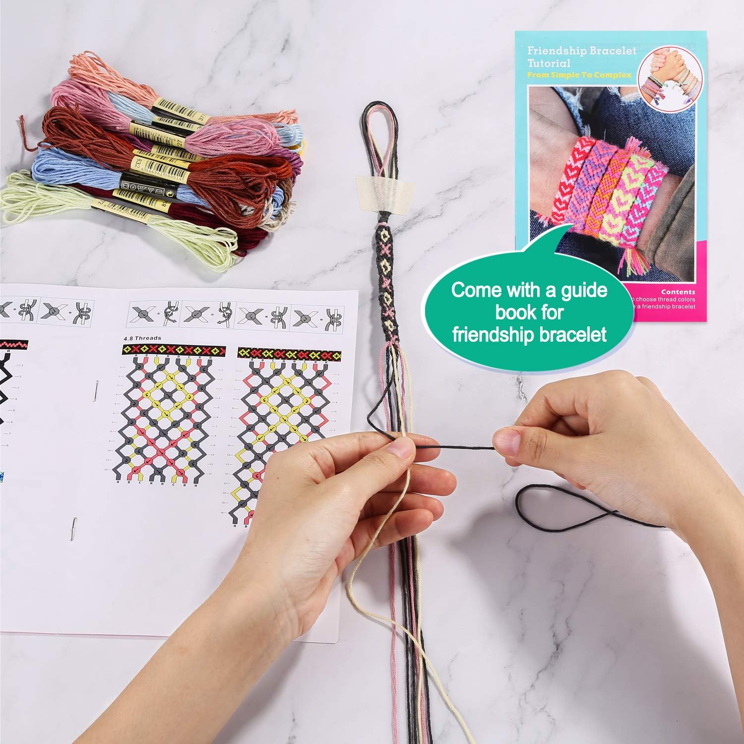 Cross Stitch Friendship Bracelet 2025