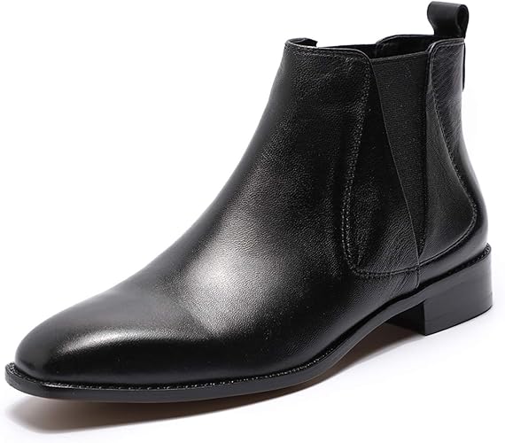 womens leather ankle boots low heel