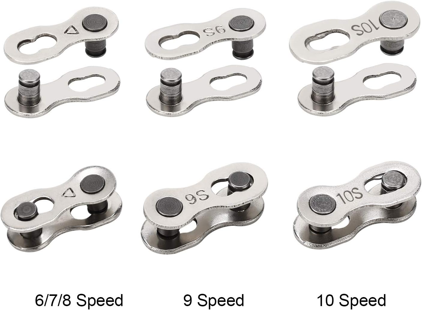 Oumers Bike Link Plier+Chain Breaker Splitter+6 Pairs Bicycle Missing Link, Chain Plier Quick Link Opener Remover Plier for 6/7/8/9/10 Speed Chains Repair | Professional Bike Chain Repair Tool Kit : Sports & Outdoors