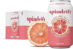 Spindrift Grapefruit Sparkling Water, 12 Fl Oz (Pack of 8)
