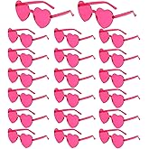 AEAHALY Heart Sunglasses for Women and Men Rimless Heart Shaped Sunglasses Bachelorette Bride Party Accessories